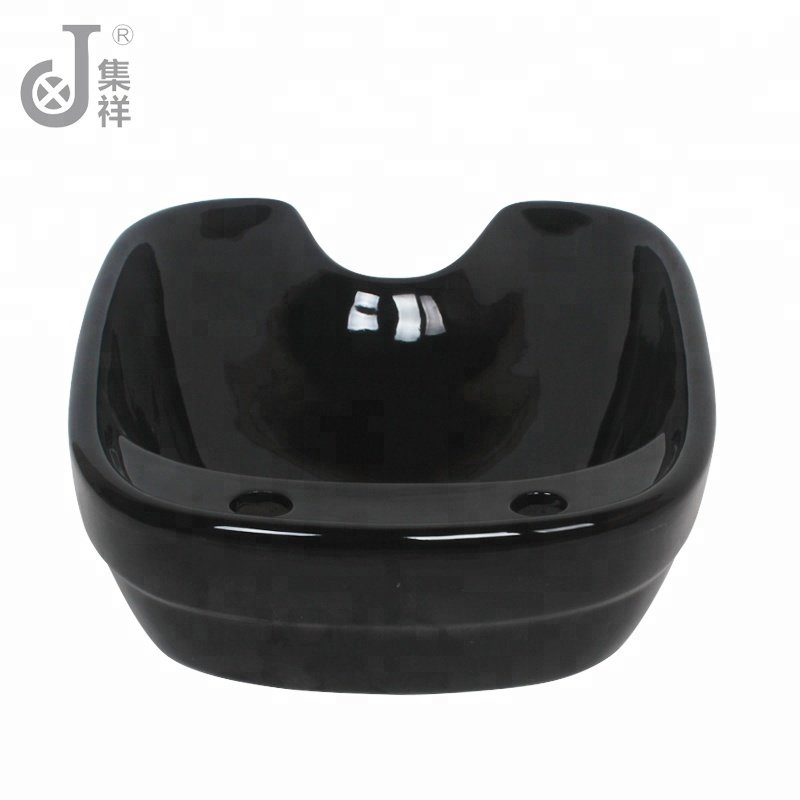 White and Black JX025 Hair Salon Shampoo Hair Dressing Shampoo Basin Chabrasssh Unit Beauty Salon Furniture Modern Ceramic