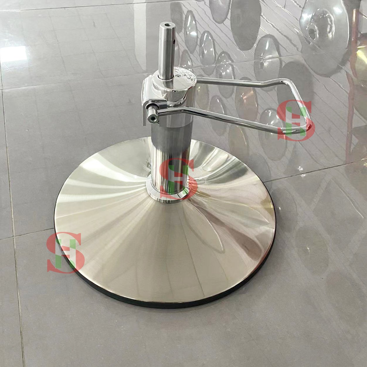 Wholesale Barber Chair Parts Accessories Hydraulic Pump Black Base Equipment for Salon Chairs Beauty Salon