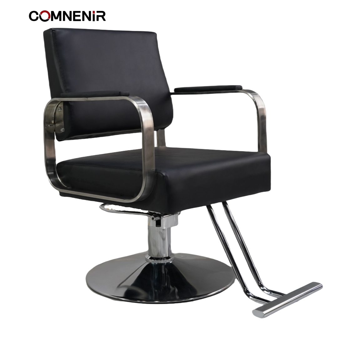 Barber Shop Style Beauty Hair and Nail Salon Furniture Stylish Chair for Haircut and Nail Services