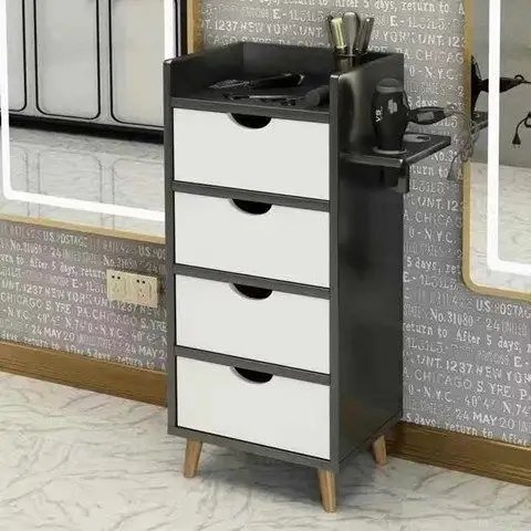 salon trolley Hair salon locker barber shop tool cabinet rack multi-function mirror table small cabinet tool ZY-812