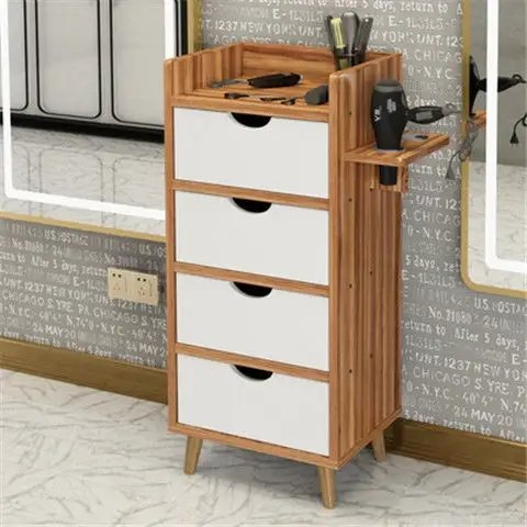 salon trolley Hair salon locker barber shop tool cabinet rack multi-function mirror table small cabinet tool ZY-812