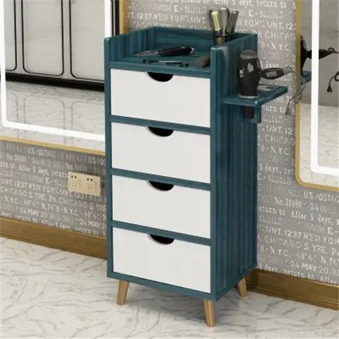 salon trolley Hair salon locker barber shop tool cabinet rack multi-function mirror table small cabinet tool ZY-812