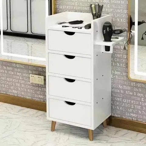salon trolley Hair salon locker barber shop tool cabinet rack multi-function mirror table small cabinet tool ZY-812