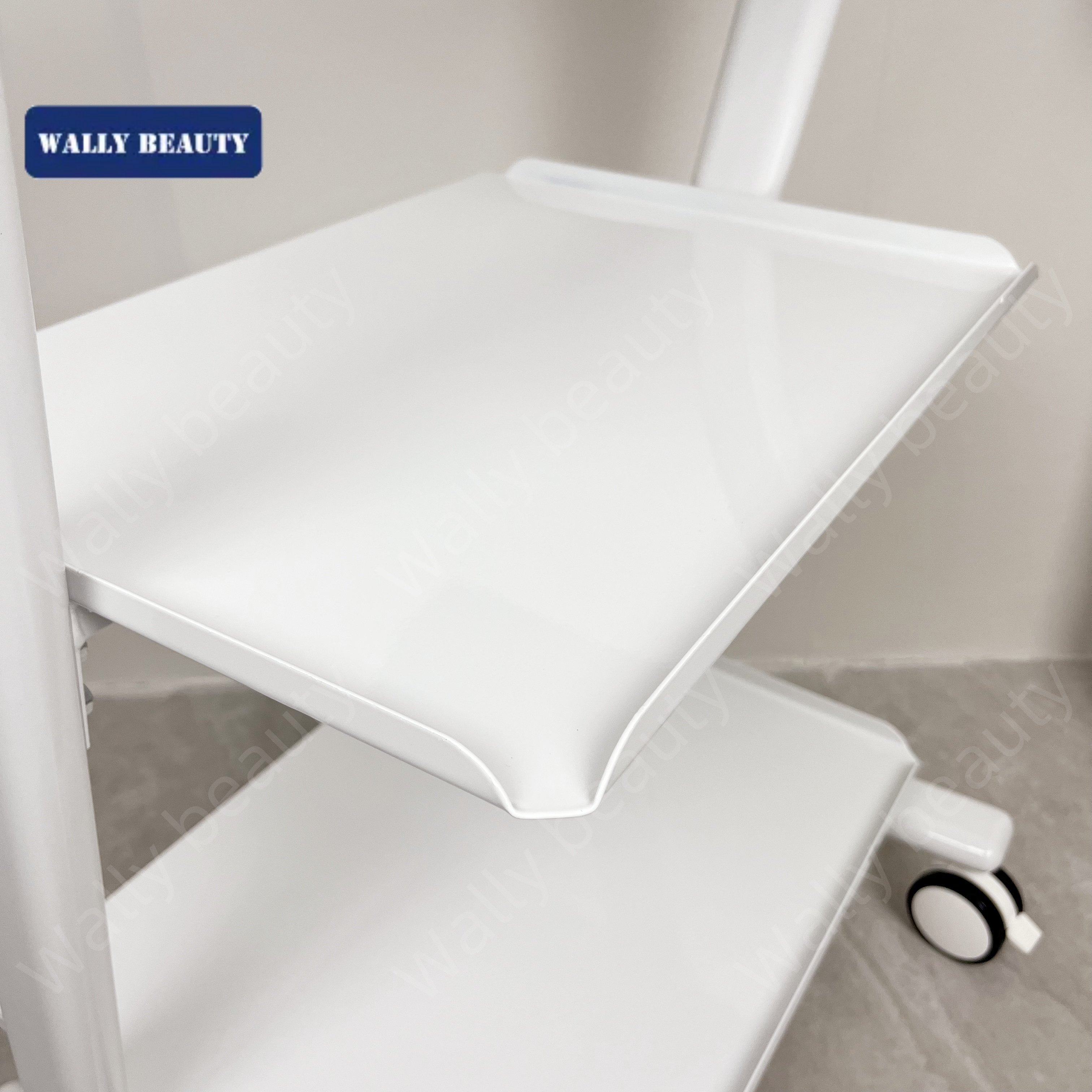 Barber trolley beauty metal white hairdressing hair salon equipment salon trolley cart