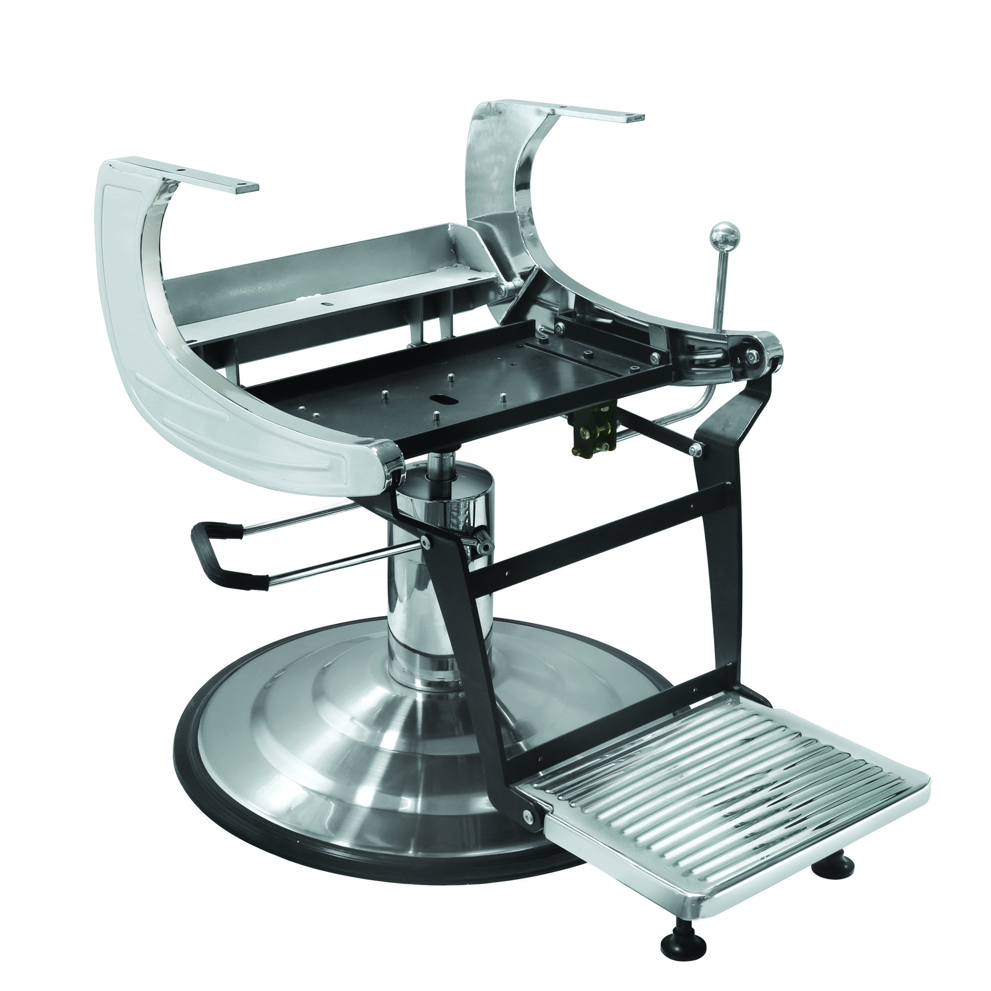 G349 Iron Plating Armrest Accessories Salon Barber Shop Universal Chair Armrest Replacement Barber Chair Armrest Parts