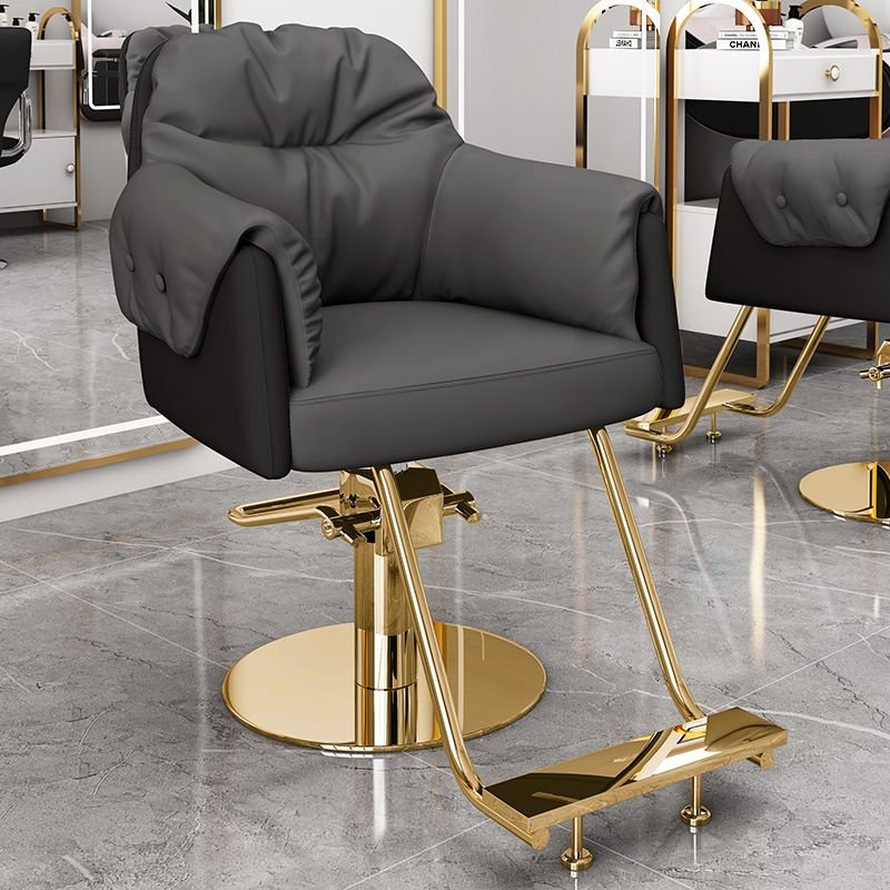 Hot Selling stainless steel salon furniture modern barber chairs Beauty Chair Stylish Design Adjustable Height