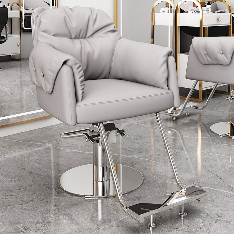 Hot Selling stainless steel salon furniture modern barber chairs Beauty Chair Stylish Design Adjustable Height