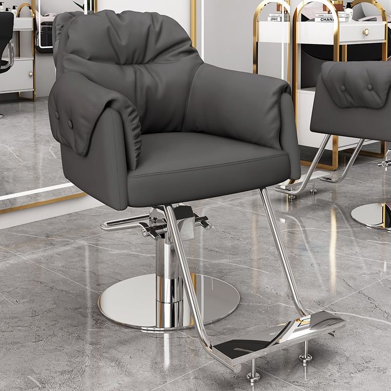 Hot Selling stainless steel salon furniture modern barber chairs Beauty Chair Stylish Design Adjustable Height