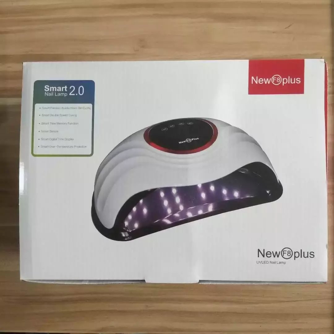 New F8 Plus 168W Nail Dryer Gel UV Light Manicure/Pedicure Curing Lamp With 3 Timers Professional Gel UV LED Nail Lamp