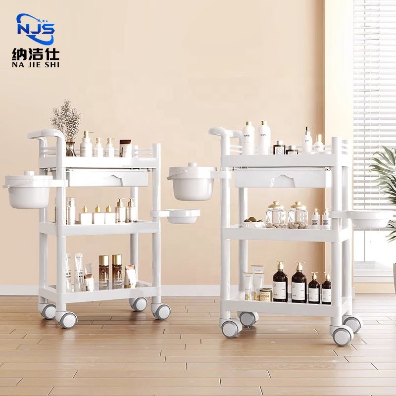 Beauty Salon Special Cart Movable Storage Multifunctional Multi-layer Cart