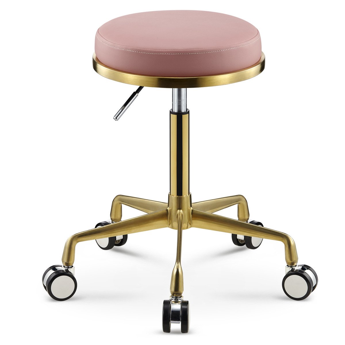 Salon Furniture Beauty Stool Nail Barber Shop Hairdressing Salon Chair Rotating Lifting Round Stool Pulley Salon Stool