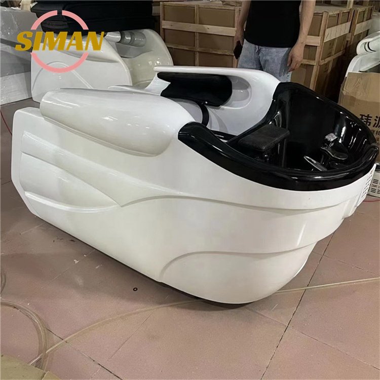 Siman luxury electric shampoo bed healthy full body air bag massage hair washing chair with water circulation and steamer
