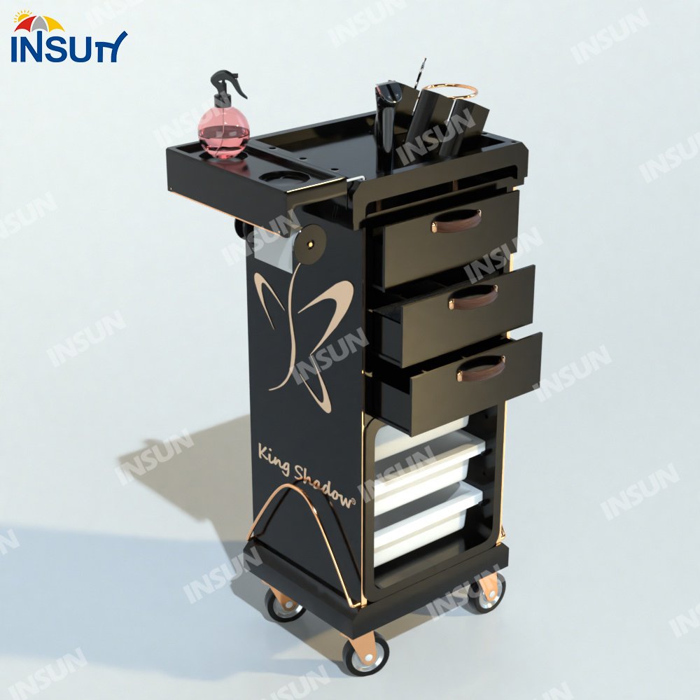 2024 New Design Hot sale hair salon trolley and beauty salon trolley for salon furniture