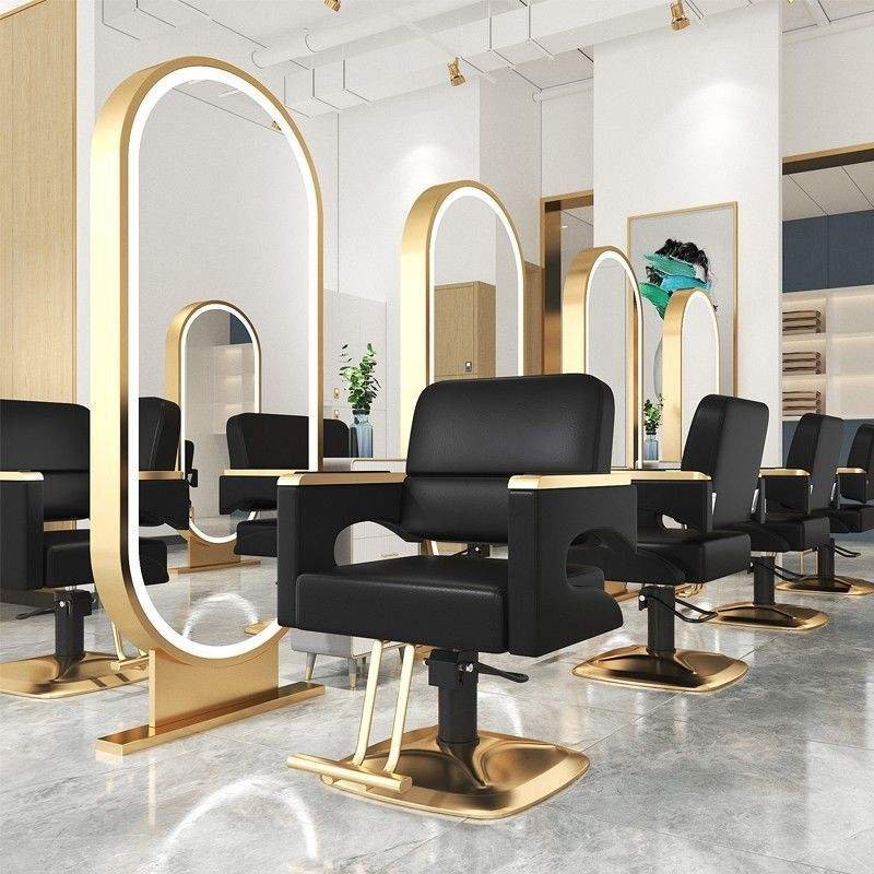 Wholesale Lift Rotating Fashion Hair Cutting Seat Beauty Salon Dainty Hairdressing Barber Chair