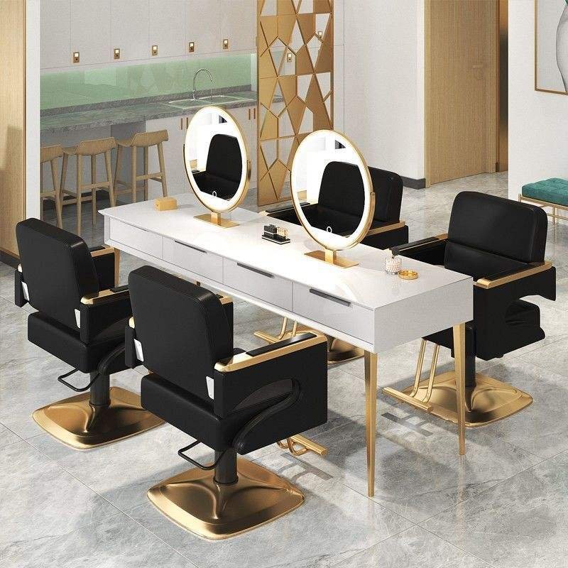 Wholesale Lift Rotating Fashion Hair Cutting Seat Beauty Salon Dainty Hairdressing Barber Chair