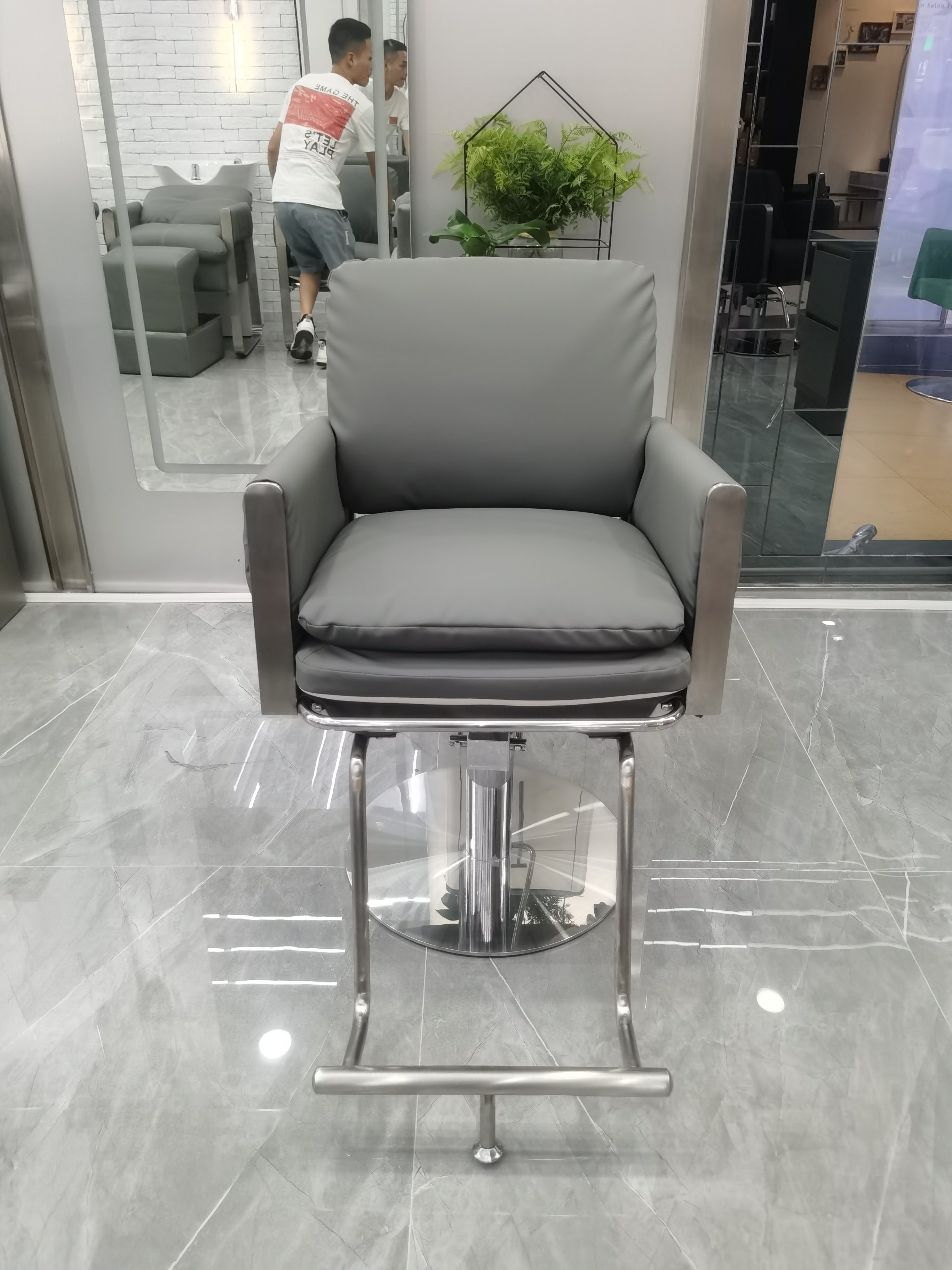 Hairdressing Equipment Barbershop Leather Salon Chair Styling Furniture Hair Cutting Barber Shop Chairs For Hair Stylist