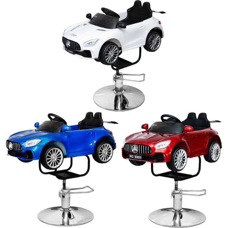 Hot Selling Promotion Blue Kid Barber Chair Hair Salon Furniture Car Children Shop Children For Wholesale