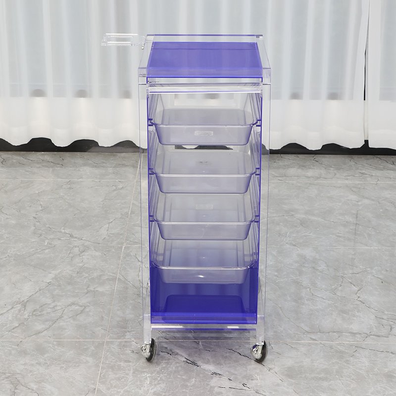 Bojue Hair Salon Tool Cart Multifunctional Tool Cabinet Beauty Barber Shop Hair Stylist Salon Trolley