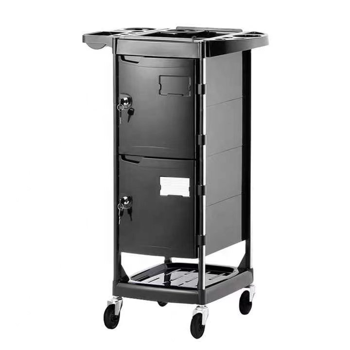 Diant High Quality Black Silver Beauty Salon Spa Beauty Trolley Professional Universal Wheel Spa Bowl Trolley Factory Wholesale