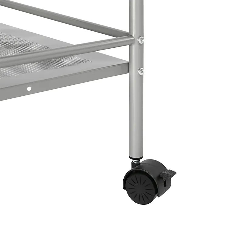 New Fashion Bathroom 3 Tier Storage Trolley Rolling Utility Organizer Rack Layers Utility Rolling Cart for Kitchen
