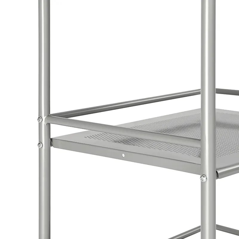New Fashion Bathroom 3 Tier Storage Trolley Rolling Utility Organizer Rack Layers Utility Rolling Cart for Kitchen