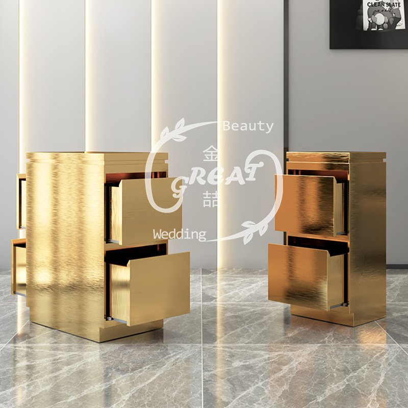 Foshan Great Factory Salon Equipment New Design Luxury Modern Tools Storage Cabinet For Barber Shop
