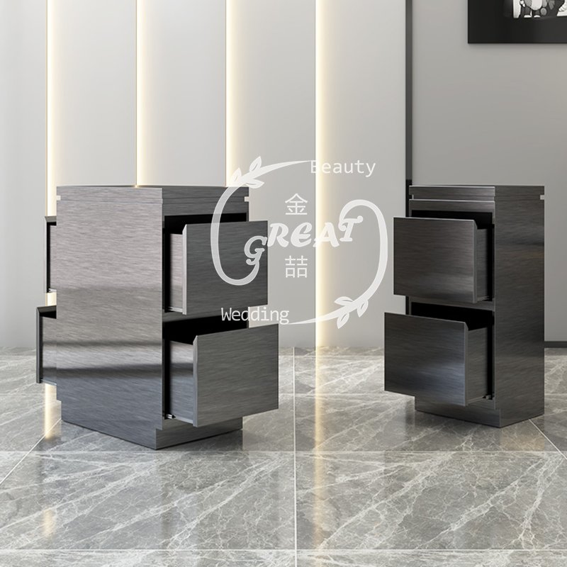 Foshan Great Factory Salon Equipment New Design Luxury Modern Tools Storage Cabinet For Barber Shop