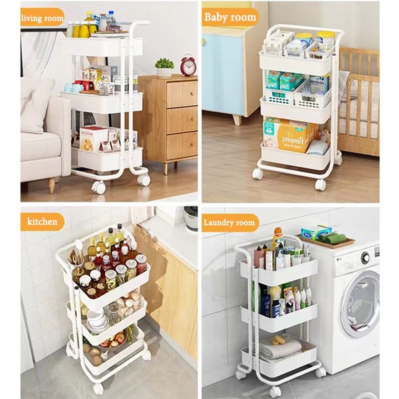 Versatile Rolling Utility Cart with Handle Essential for Home, Garden, and Outdoor Activities!
