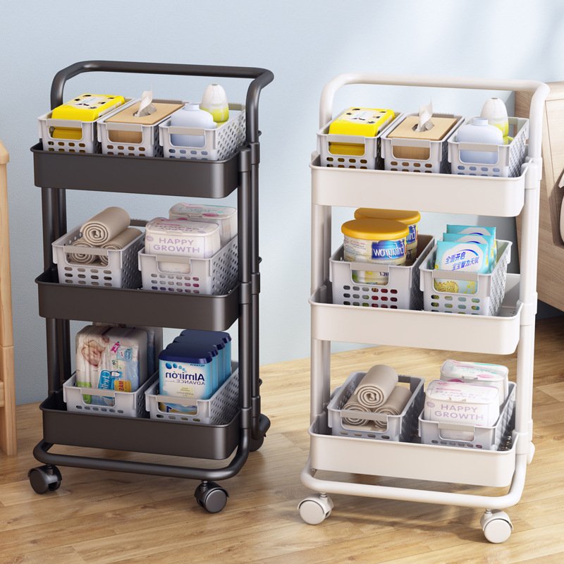 Versatile Rolling Utility Cart with Handle Essential for Home, Garden, and Outdoor Activities!