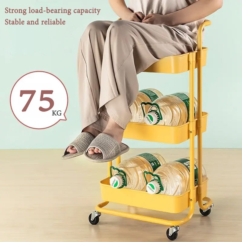 Versatile Rolling Utility Cart with Handle Essential for Home, Garden, and Outdoor Activities!