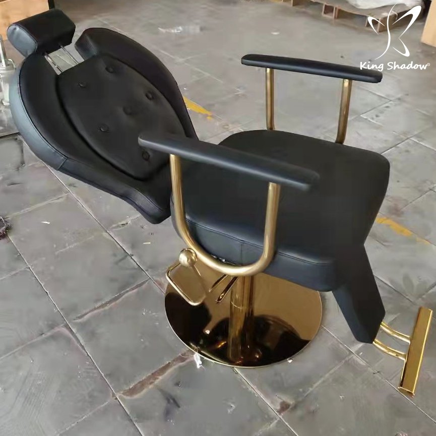 King Shadow heavy duty pump salon styling chairs salon furniture fashion barber chairs customization