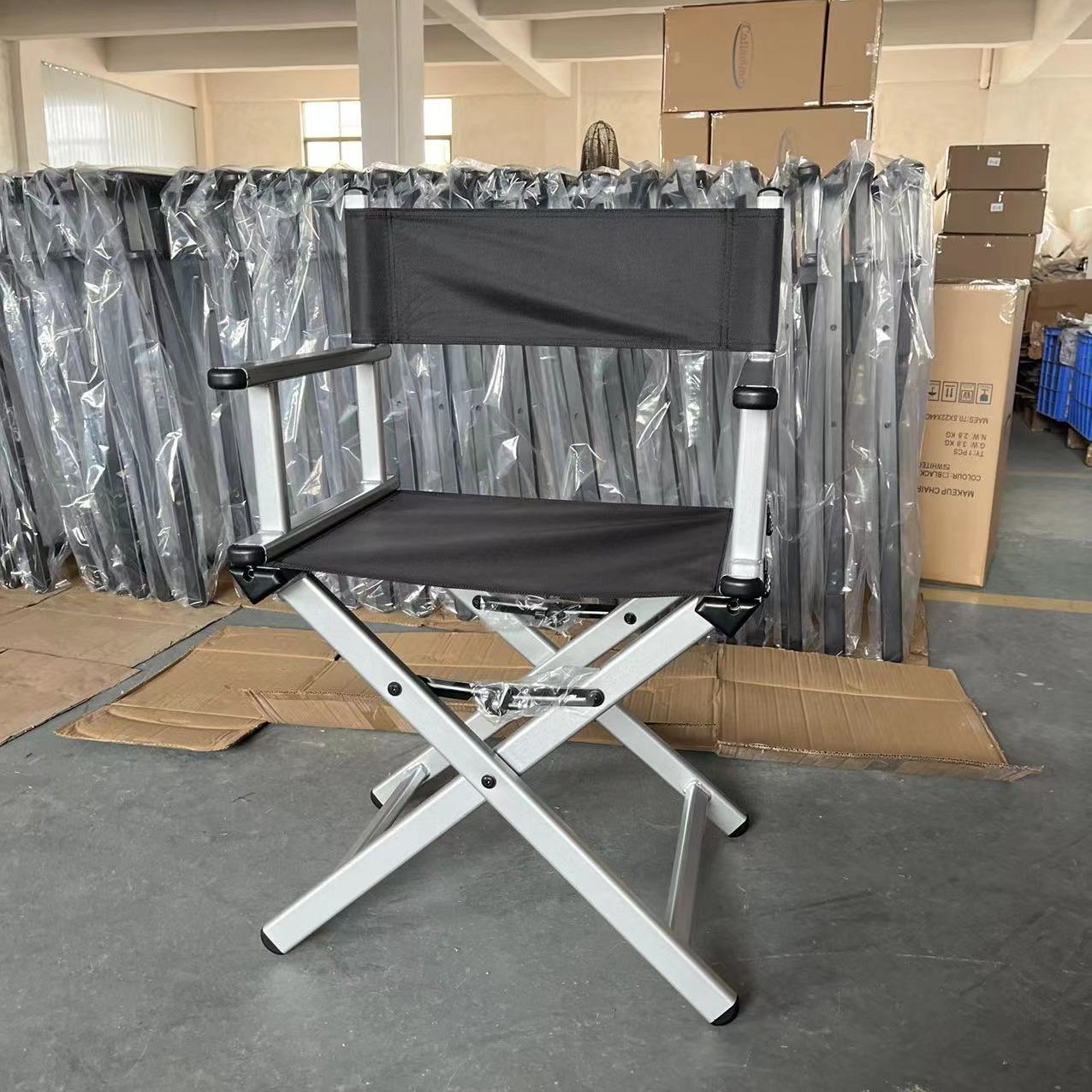 Makeup chair headrests without headrests