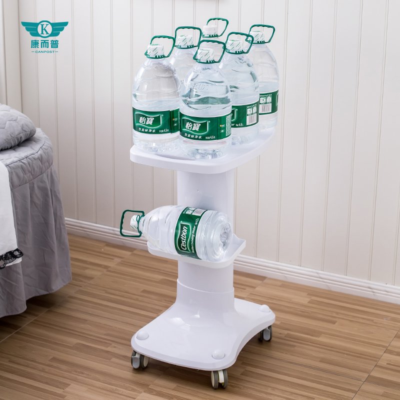 Custom Logo High Quality Thickened Panel High-grade Feel Effective Anti-slip Multi-layer Storage ABS Beauty Equipment Trolley