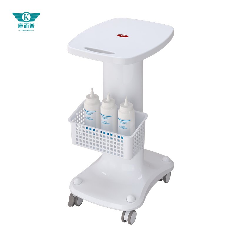 Custom Logo High Quality Thickened Panel High-grade Feel Effective Anti-slip Multi-layer Storage ABS Beauty Equipment Trolley