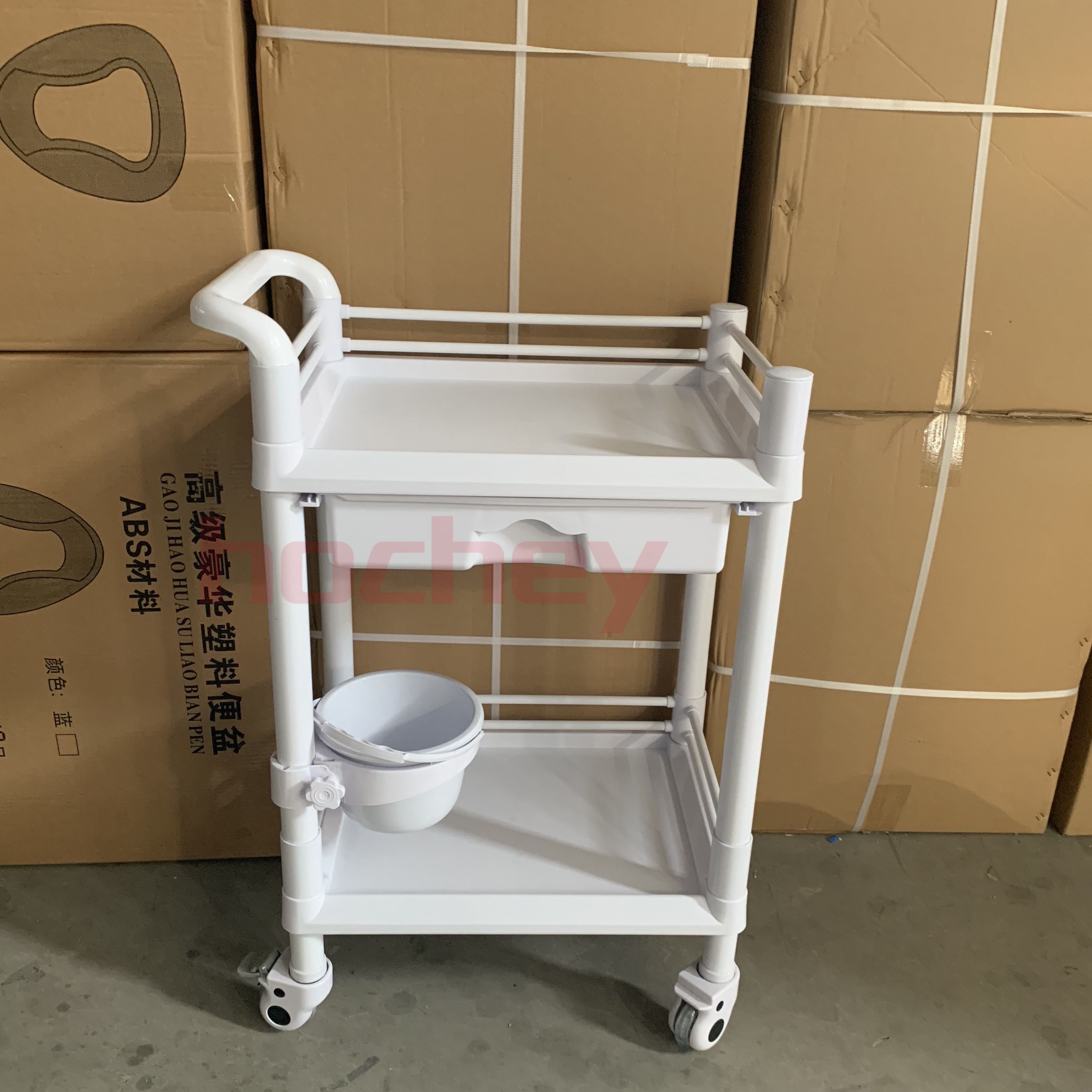 Hochey Medical High Quality Factory Price Beauty Salon Trolley With Different Color optional