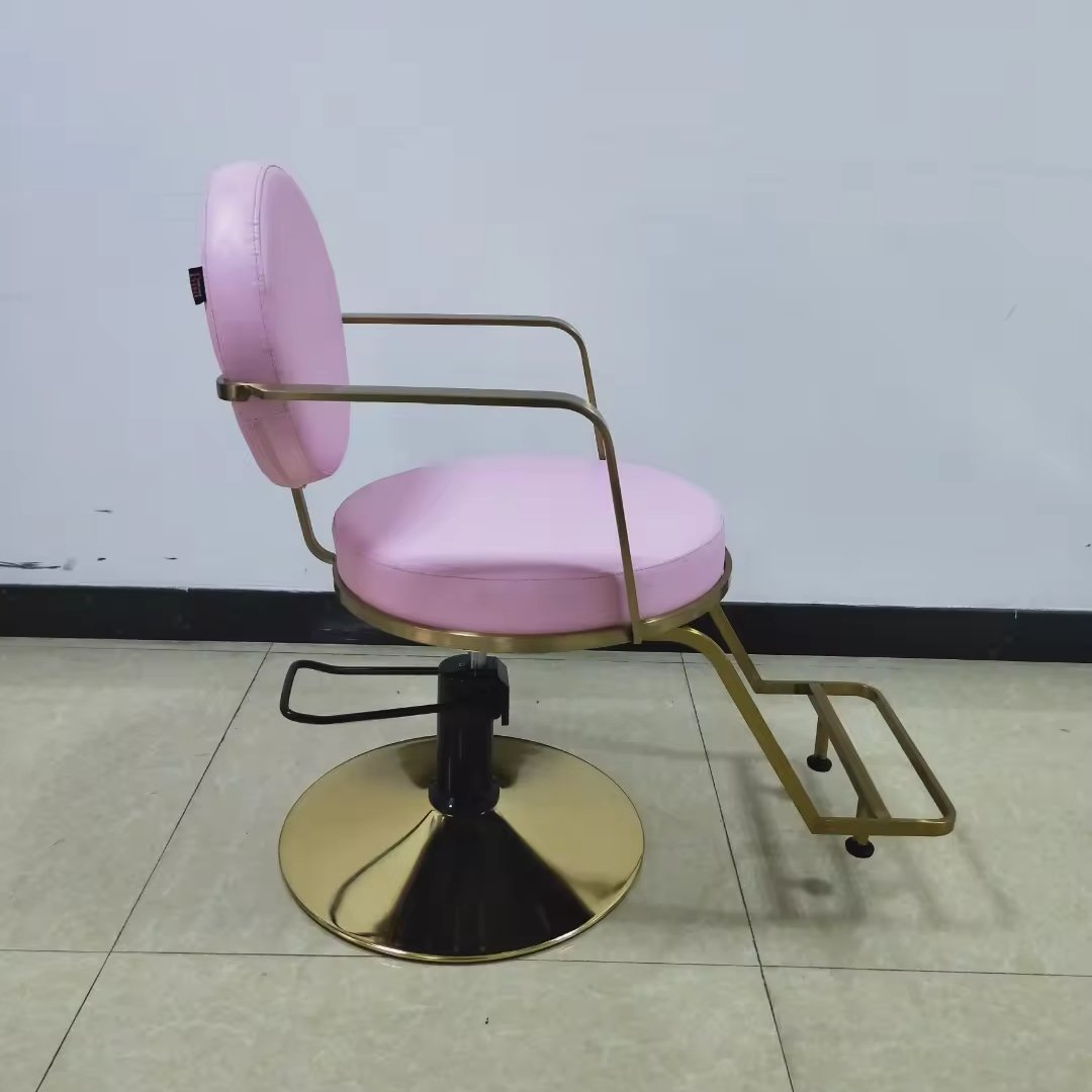 New Product Luxury Modern Pink Second Hand Barber Chair For Sale Barber Chairs For Salon For Hair Salon For Head Therapy