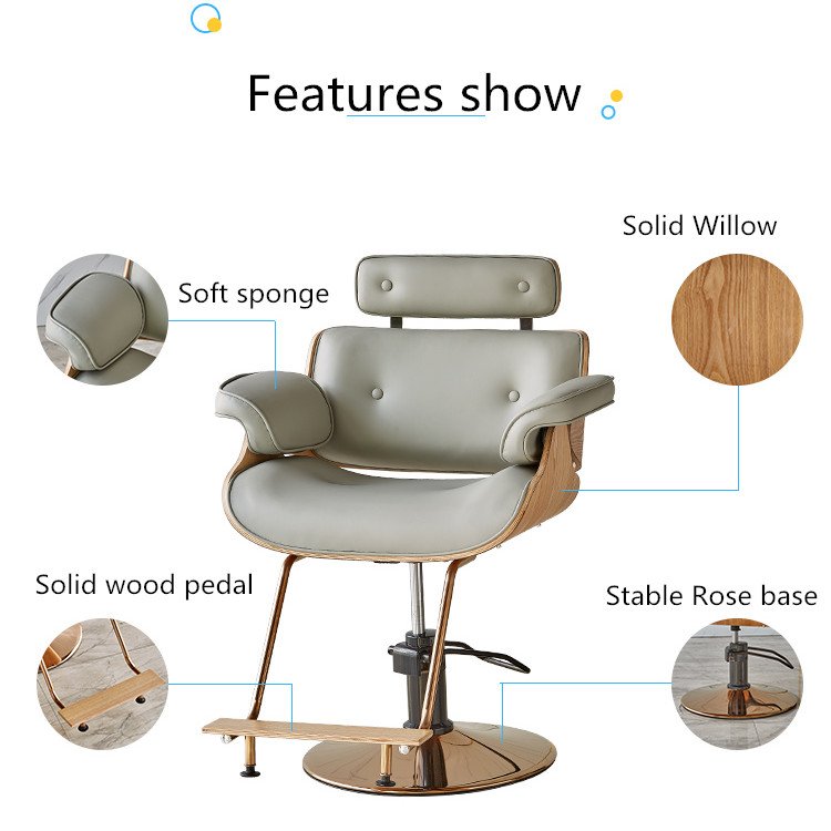 Modern equipment hair salon south korean furniture styling chair manufacturer