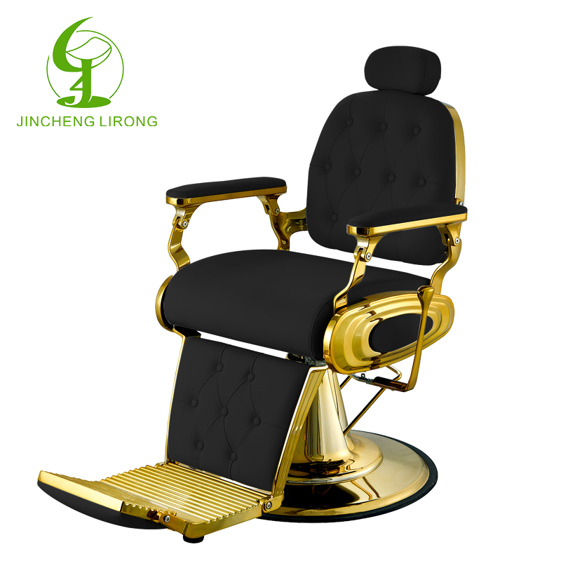 Jincheng factory direct price salon furniture green barber chair barber chair luxury height adjustable barber chair