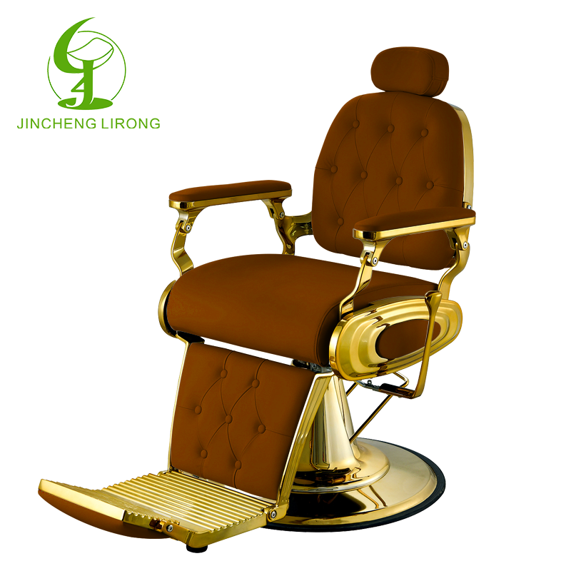 Jincheng factory direct price salon furniture green barber chair barber chair luxury height adjustable barber chair