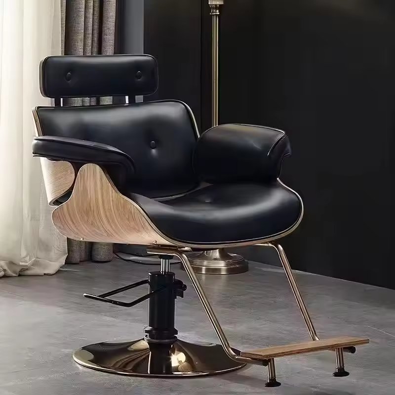 High Quality Stainless Steel Barber Styling Chair Hot Sale Height Adjustable Durable and Affordable