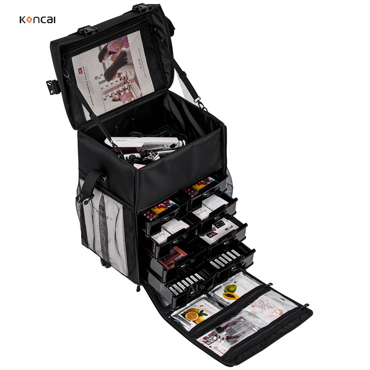 KONCAI BSCI members Professional vanity cosmetic beauty makeup case pouch box bag