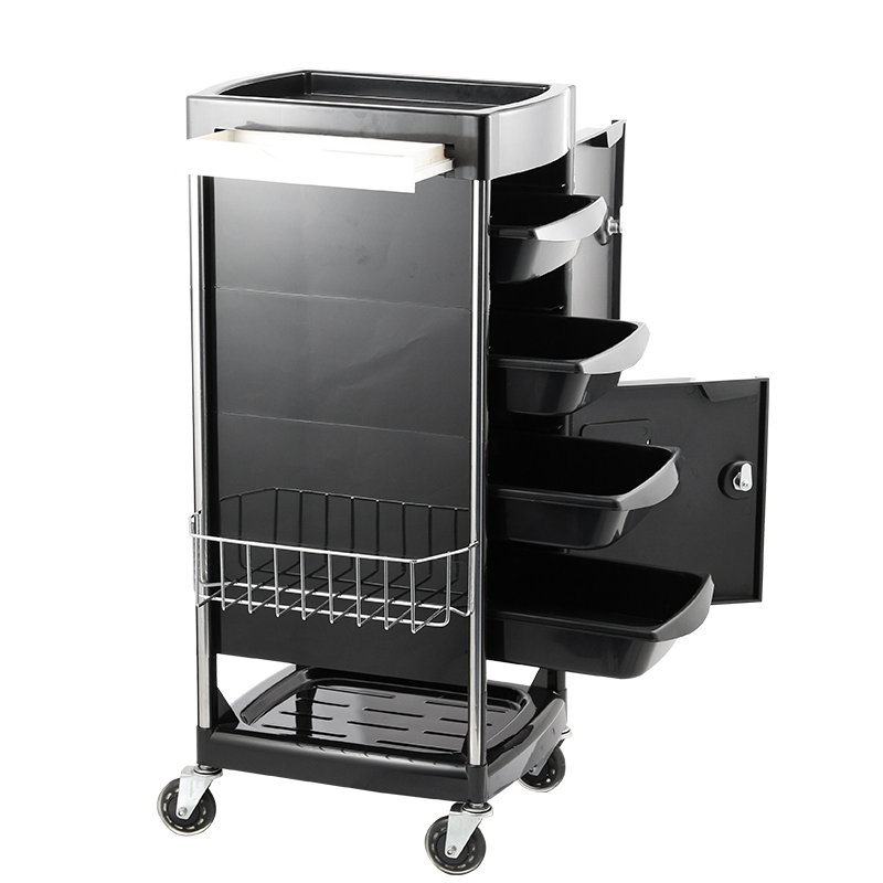 cheap professional hair salon trolley cart hairdressing trolley for salon
