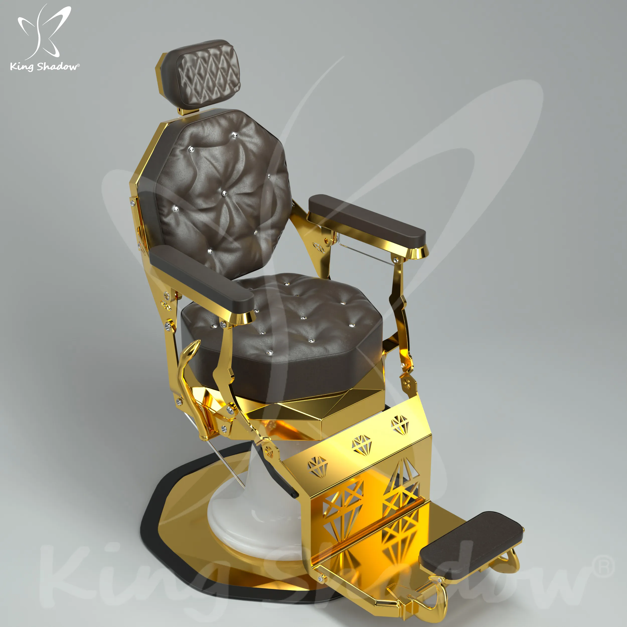 wholesale price hairdressing pink color salon chair vintage barber seat chair for barber shop