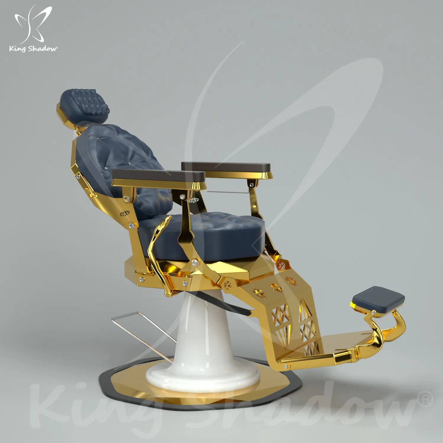 wholesale price hairdressing pink color salon chair vintage barber seat chair for barber shop