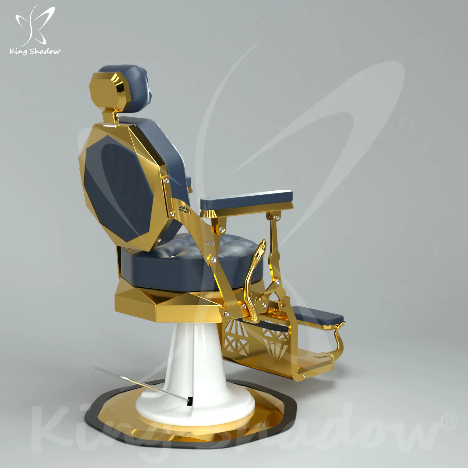 wholesale price hairdressing pink color salon chair vintage barber seat chair for barber shop