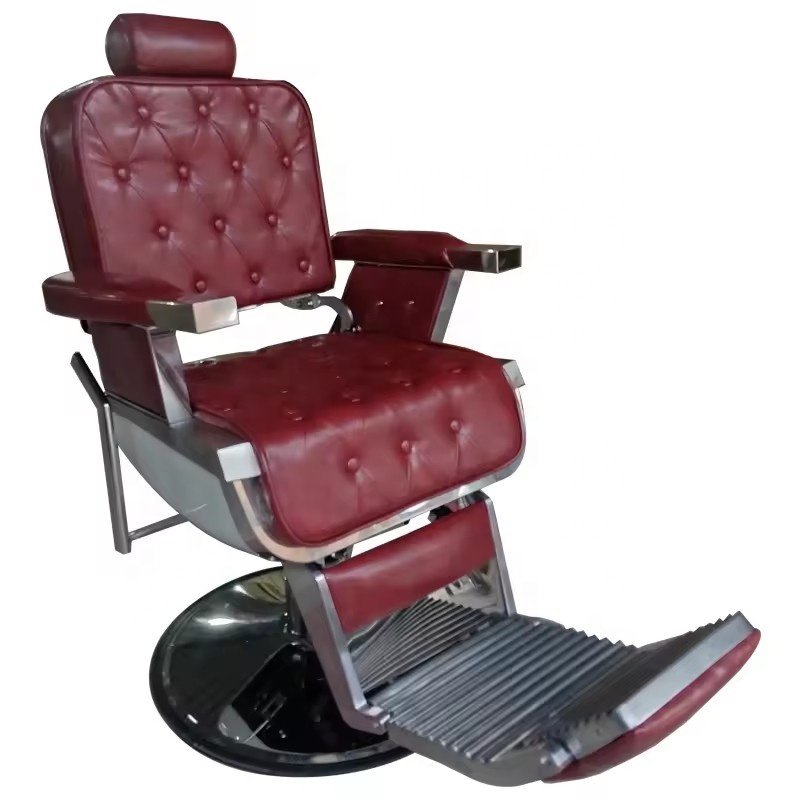 Professional Modern Style Barber Chair For Men's Hairdressing Salon Chair Synthetic Leather Barber Chair Furniture