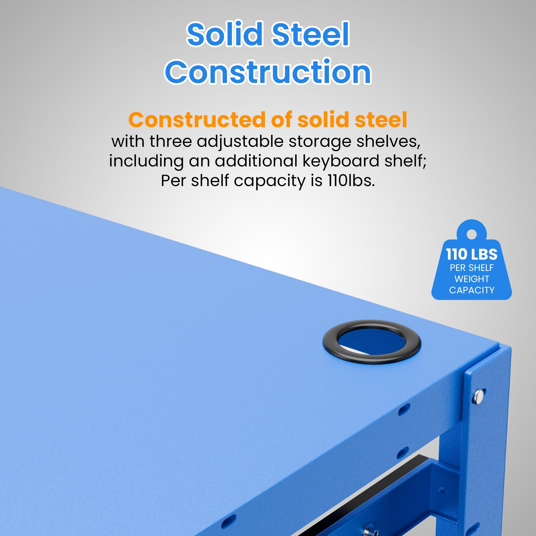 STEEL FRAME Tool Cart Trolley AV CART Audio Visual Cart For Laptop Charging