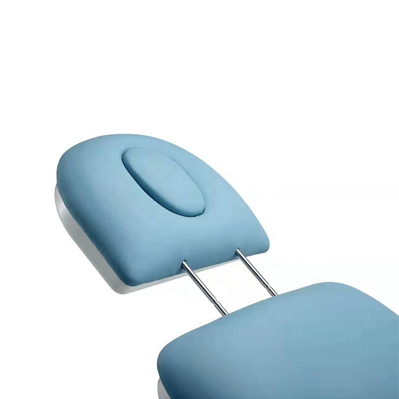 Modern Blue Beauty Fcial Massage Table 3/4 Motors Electric Treatment Bed Luxury Lash Beds With Stool And Trolley