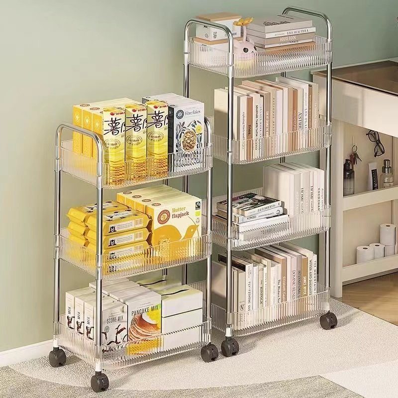 Light Luxury Household Movable Floor Storage Rack Multi-layer Storage Rack Rental Goods Snacks Storage Stands And Racks