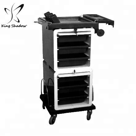 Hair salon furniture trolley cart beauty cart black salon trolleys for hair equipment